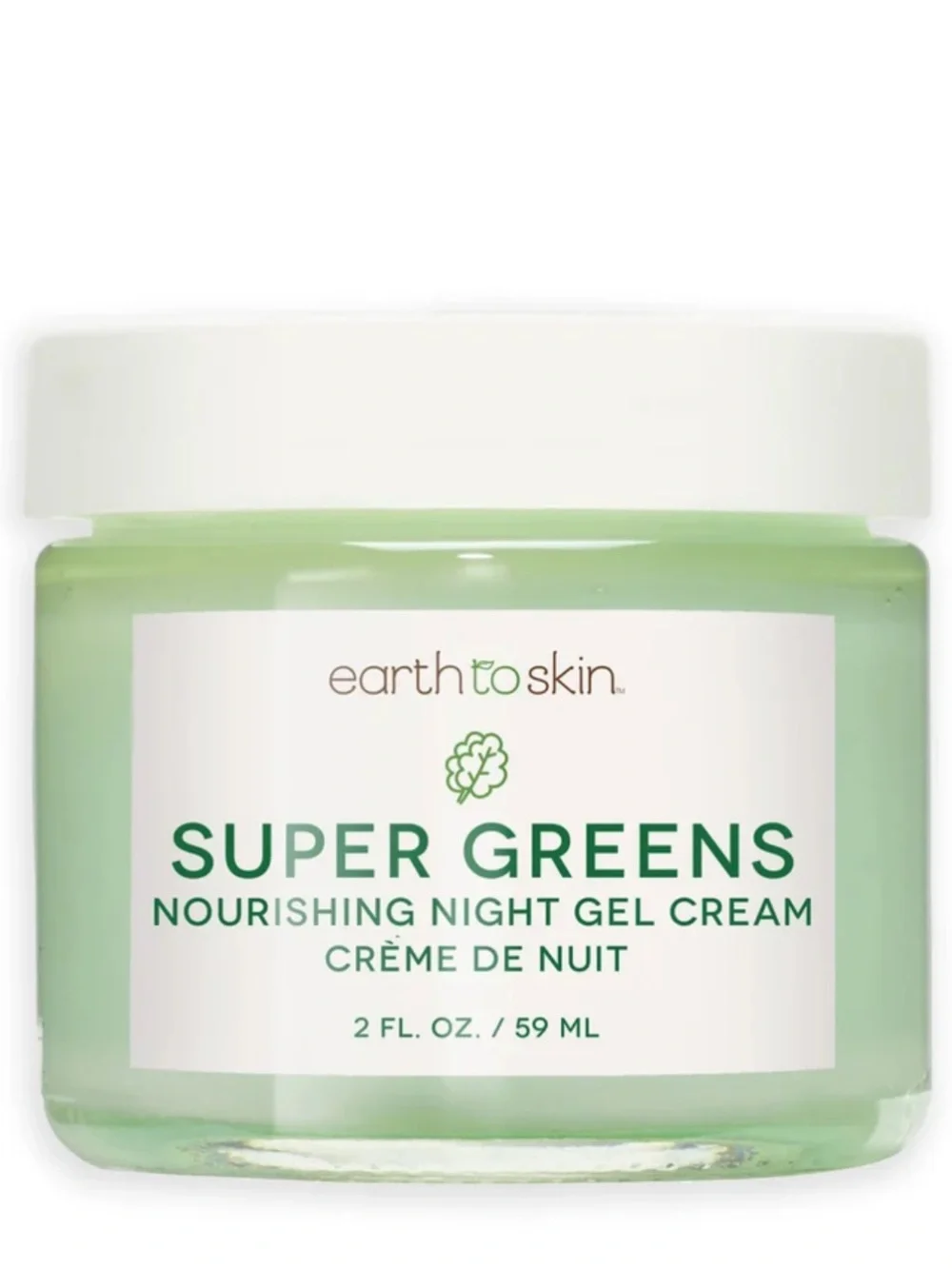 Earth To Skin Super Greens Nourishing Night Gel Cream